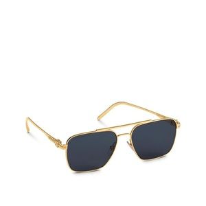 Louis Vuitton Ramble pilot sunglasses gold aviators LV
